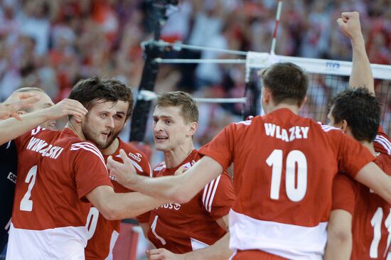 2014 FIVB Volleyball Men's World Championship. Poland vs. Russia