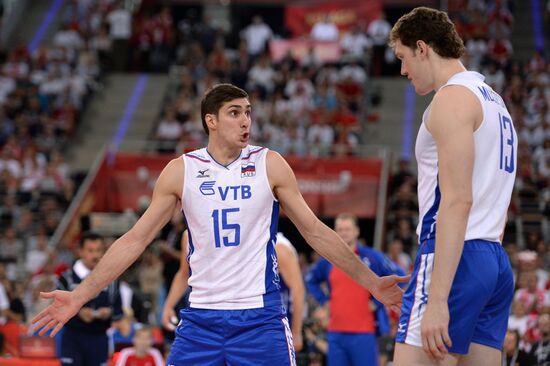 2014 FIVB Volleyball Men's World Championship. Poland vs. Russia
