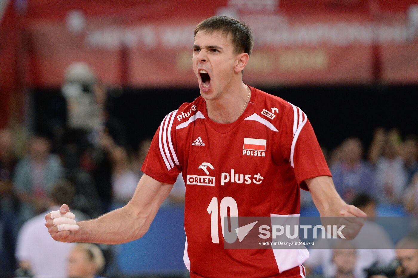 2014 FIVB Volleyball Men's World Championship. Poland vs. Russia
