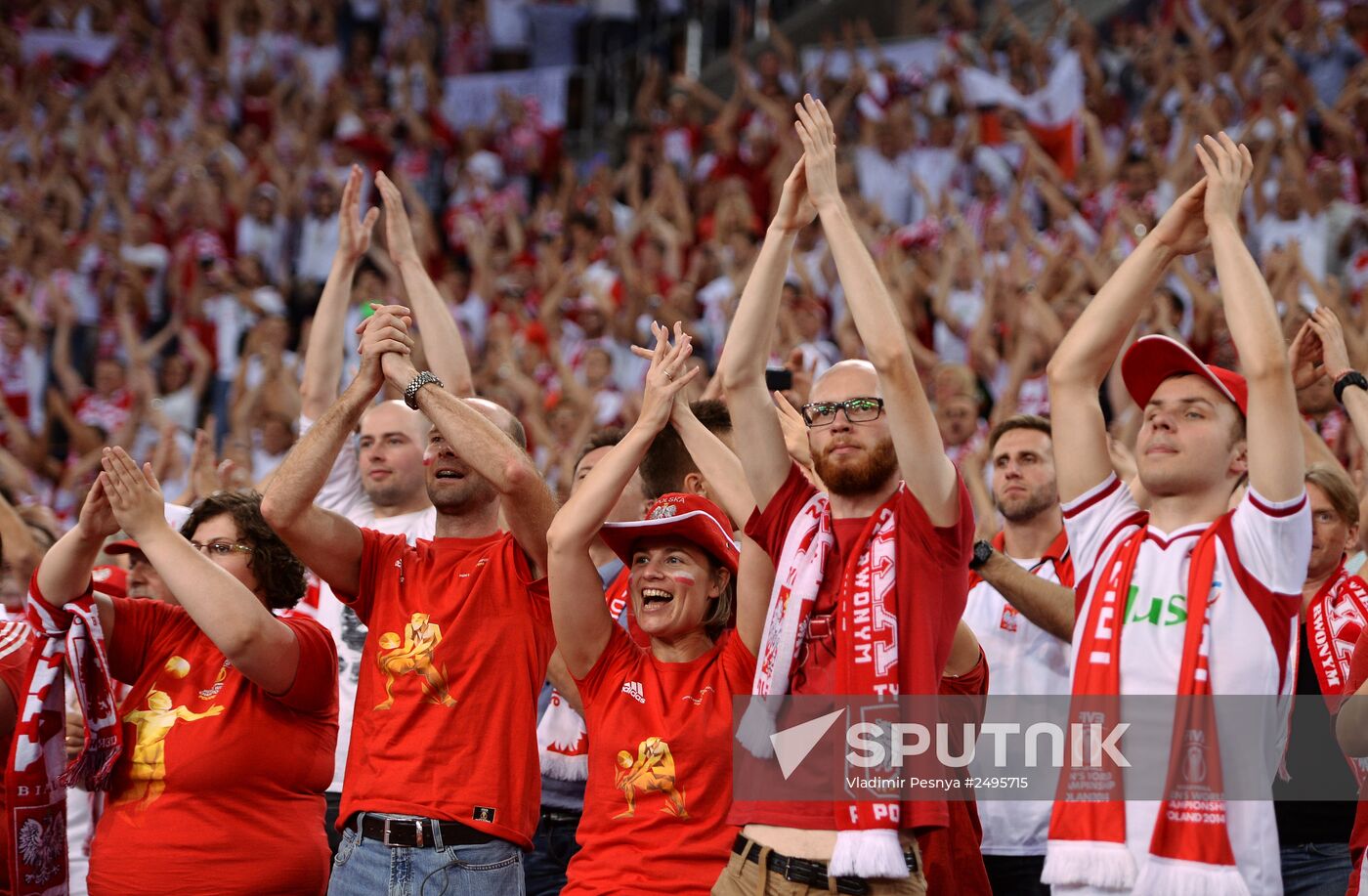 2014 FIVB Volleyball Men's World Championship. Poland vs. Russia