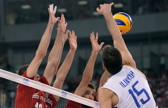 2014 FIVB Volleyball Men's World Championship. Poland vs. Russia