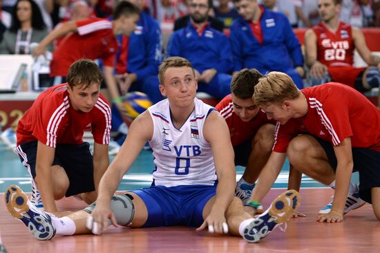 2014 FIVB Volleyball Men's World Championship. Poland vs. Russia