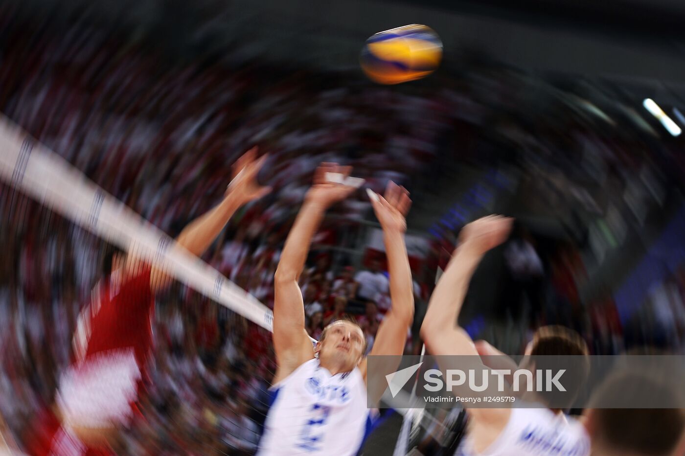 2014 FIVB Volleyball Men's World Championship. Poland vs. Russia