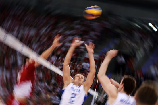 2014 FIVB Volleyball Men's World Championship. Poland vs. Russia