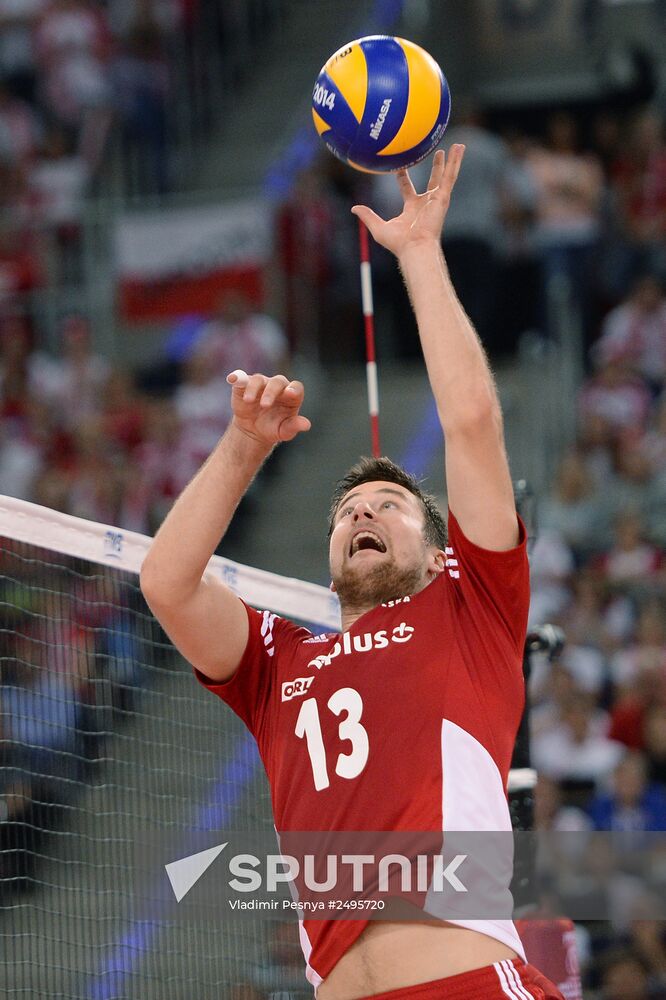2014 FIVB Volleyball Men's World Championship. Poland vs. Russia