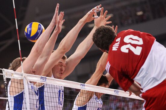 2014 FIVB Volleyball Men's World Championship. Poland vs. Russia