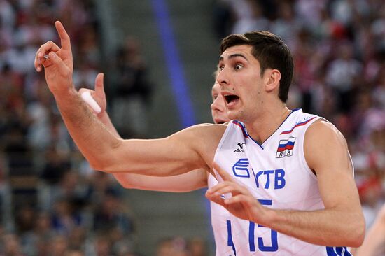 2014 FIVB Volleyball Men's World Championship. Poland vs. Russia