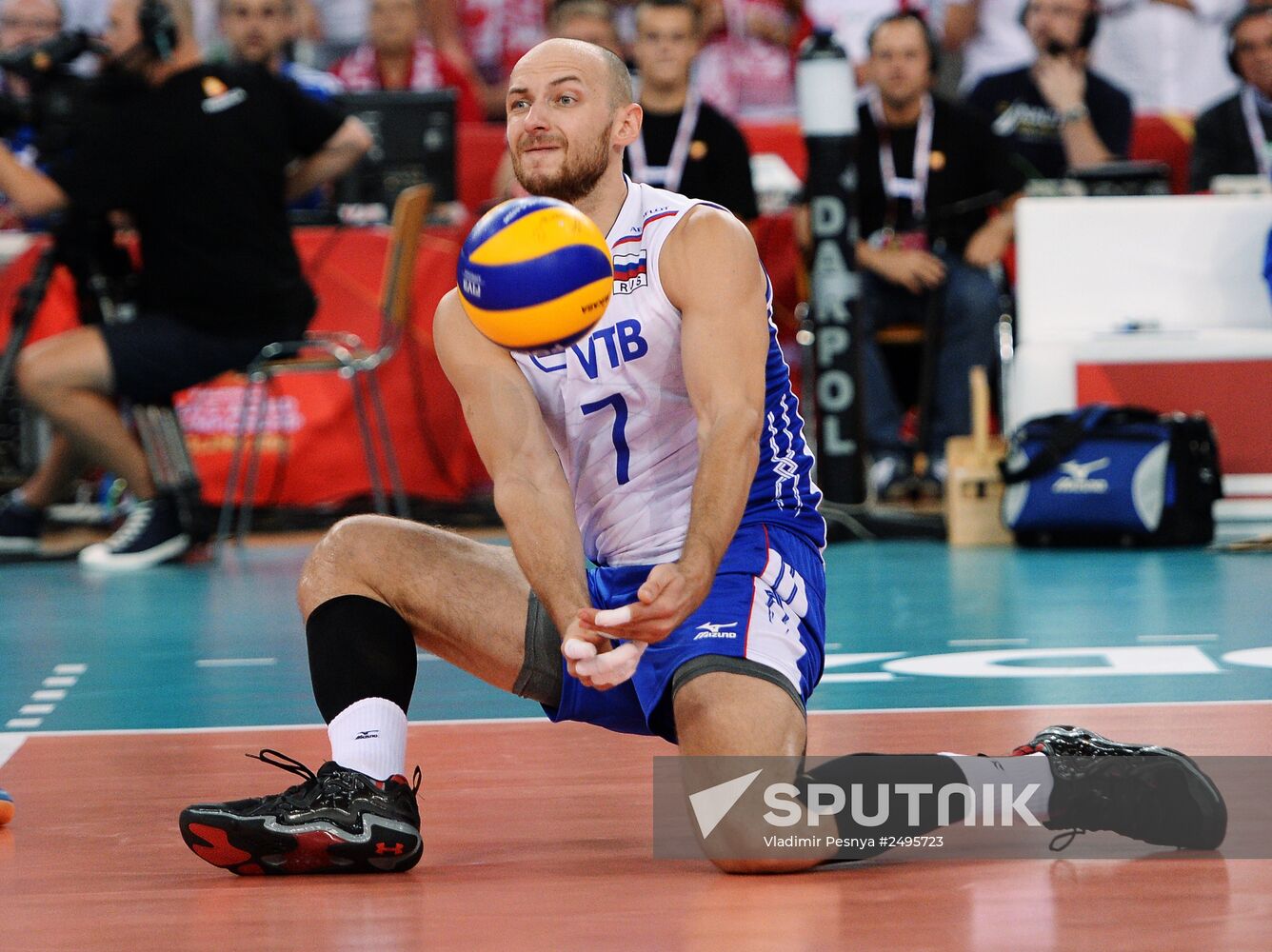 2014 FIVB Volleyball Men's World Championship. Poland vs. Russia
