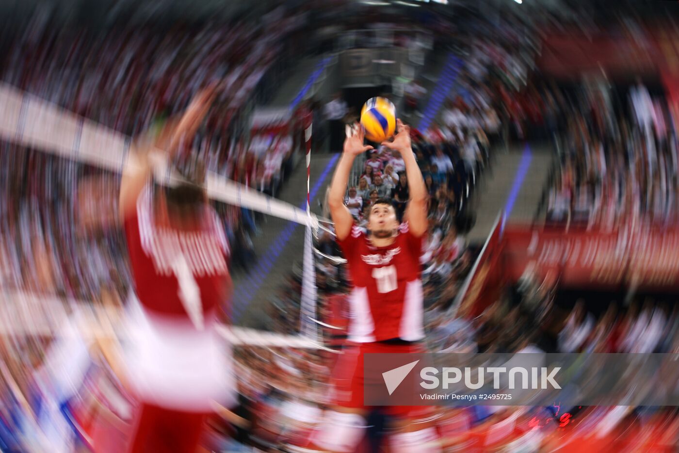 2014 FIVB Volleyball Men's World Championship. Poland vs. Russia