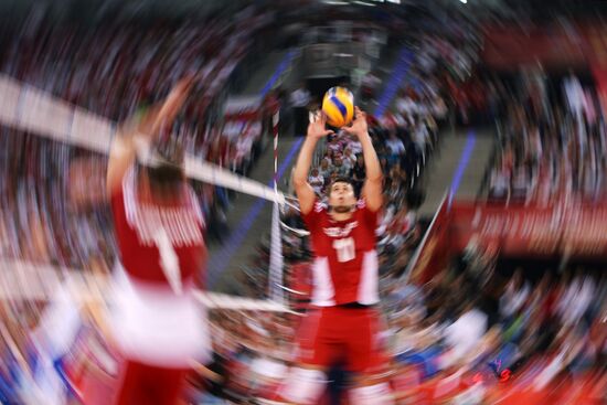 2014 FIVB Volleyball Men's World Championship. Poland vs. Russia