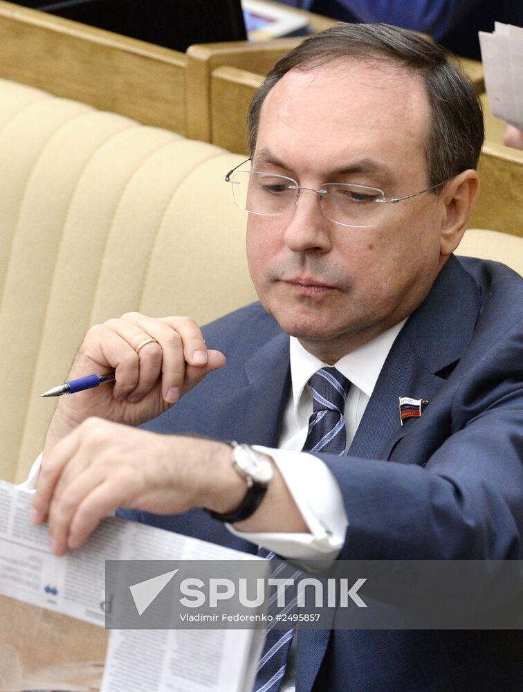 State Duma plenary meeting