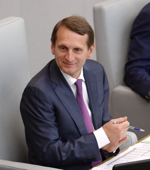 State Duma plenary meeting