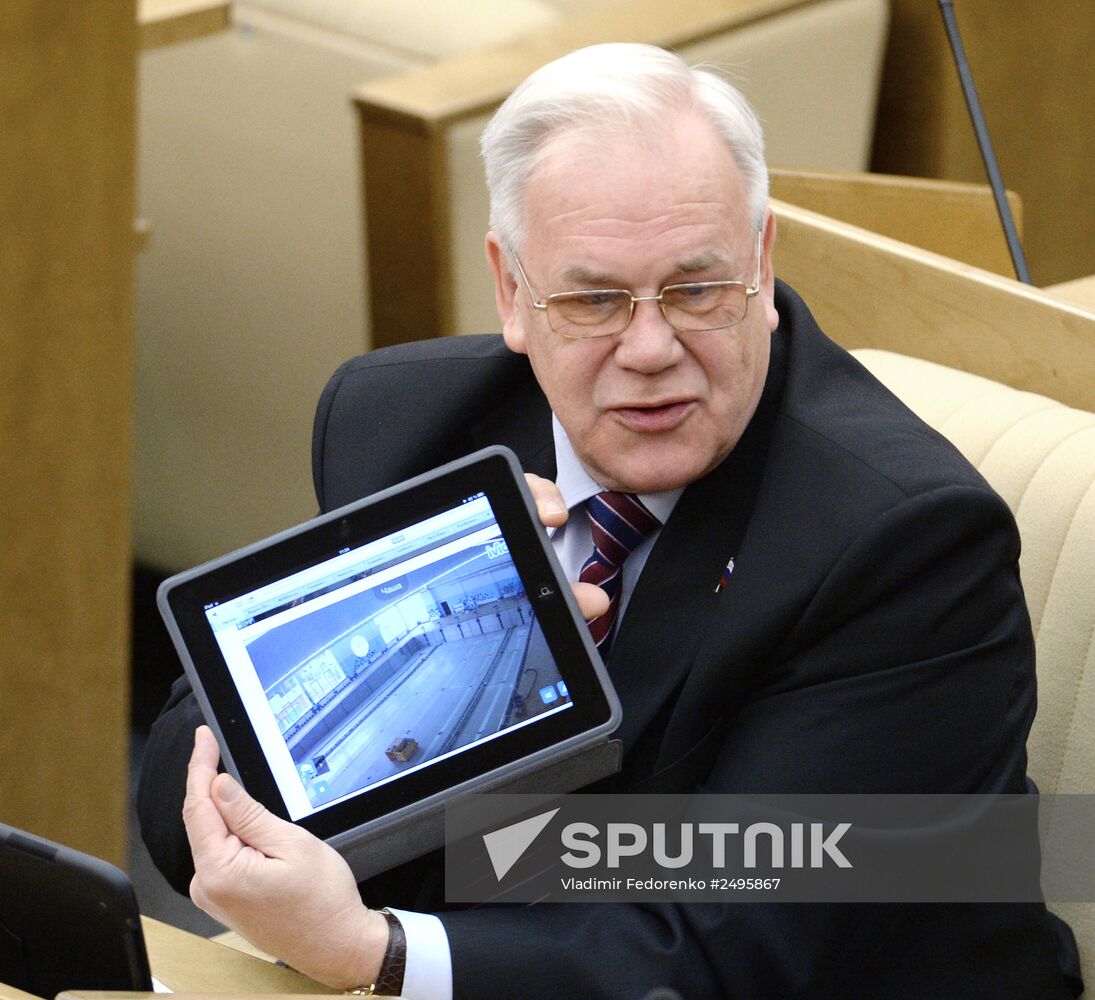 State Duma plenary meeting