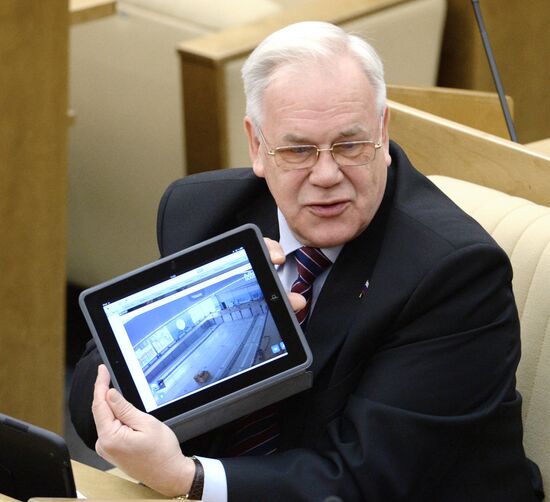 State Duma plenary meeting