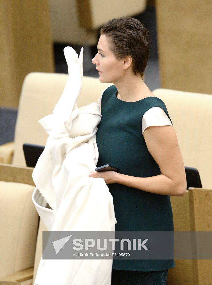 State Duma plenary meeting