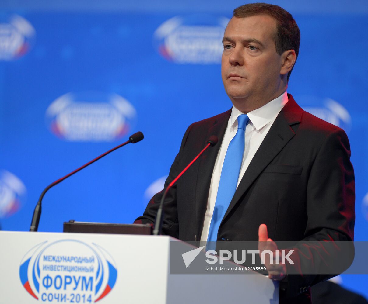 D.Medvedev's working trip to Sochi