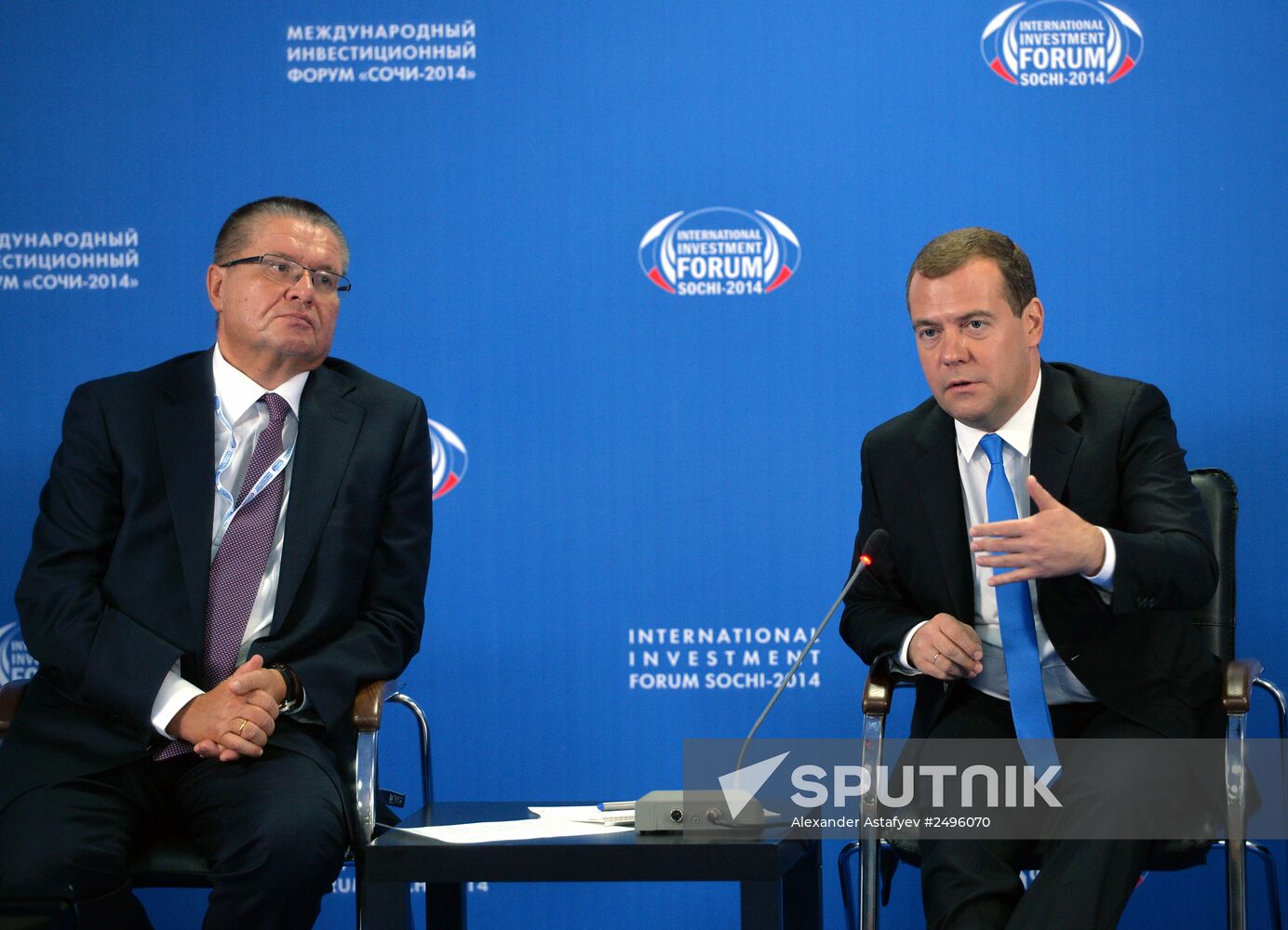 Dmitry Medvedev attends Sochi 2014 International Investment Forum