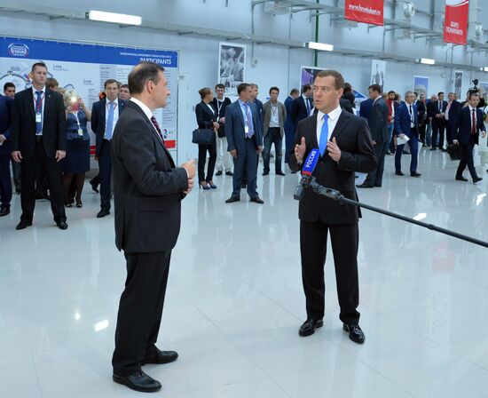 Dmitry Medvedev attends Sochi 2014 International Investment Forum