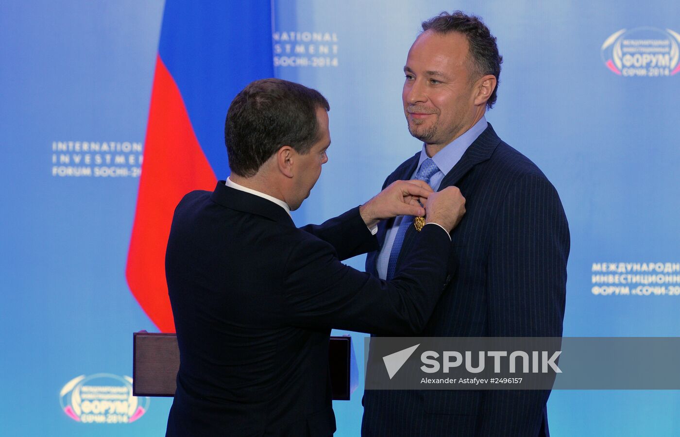 Dmitry Medvedev visits 13th International Investment Forum Sochi-2014