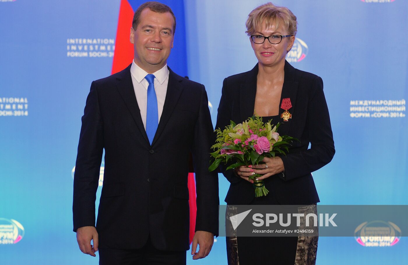 Dmitry Medvedev visits 13th International Investment Forum Sochi-2014
