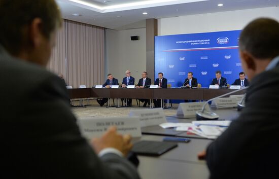 Dmitry Medvedev visits 13th International Investment Forum Sochi-2014