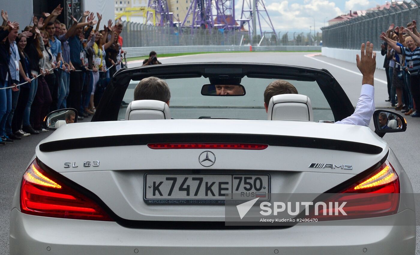 Formula 1 circuit opening