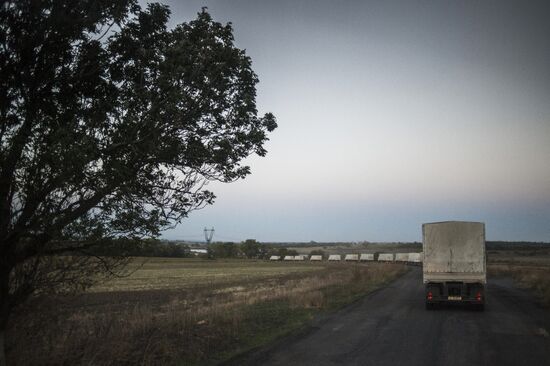 Third humanitarian aid convoy arrives in Ukraine