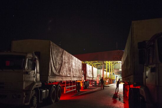Third humanitarian aid convoy arrives in Ukraine