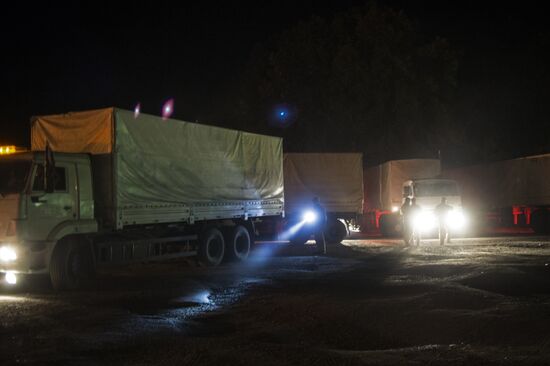 Third humanitarian aid convoy arrives in Ukraine