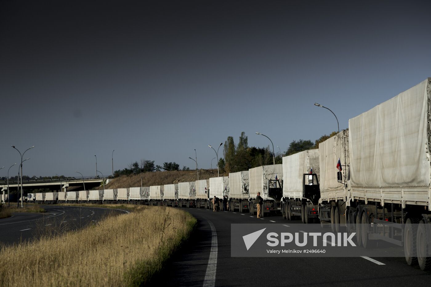 Third humanitarian aid convoy arrives in Ukraine