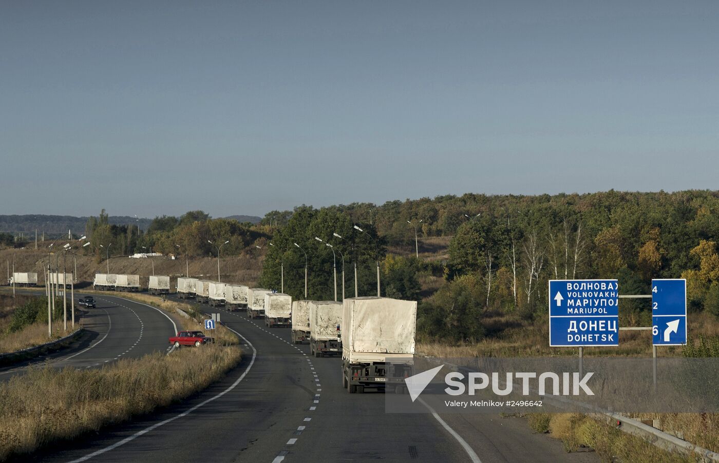 Third humanitarian aid convoy arrives in Ukraine