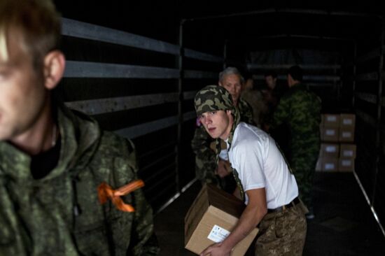 Third humanitarian aid convoy arrives in Ukraine