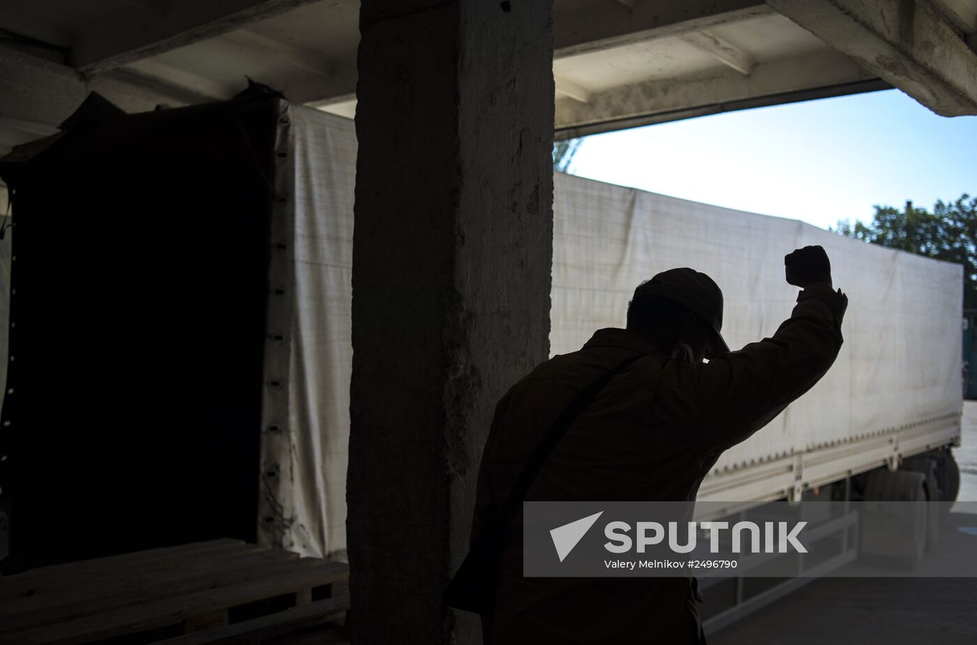 Russia's third humanitarian aid convoy arrives in Ukraine