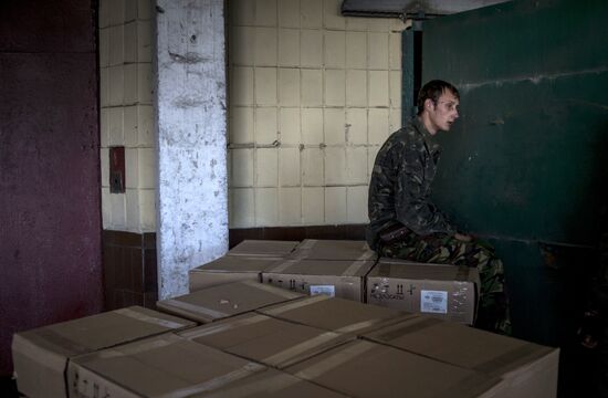 Russia's third humanitarian aid convoy arrives in Ukraine