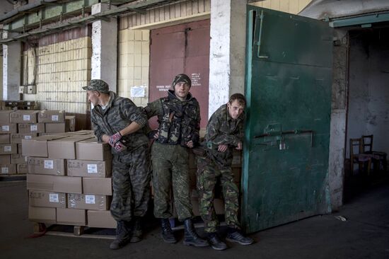 Russia's third humanitarian aid convoy arrives in Ukraine