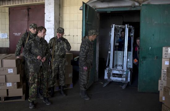 Russia's third humanitarian aid convoy arrives in Ukraine