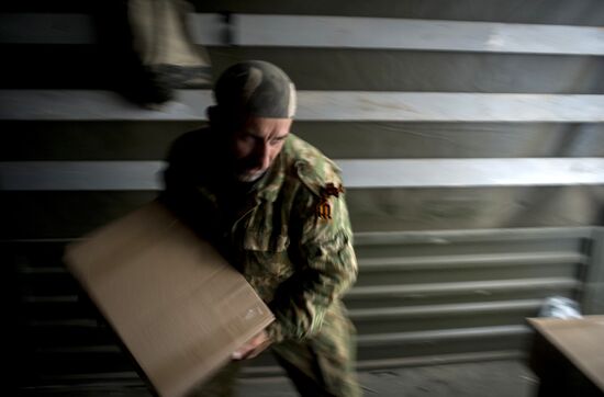 Russia's third humanitarian aid convoy arrives in Ukraine