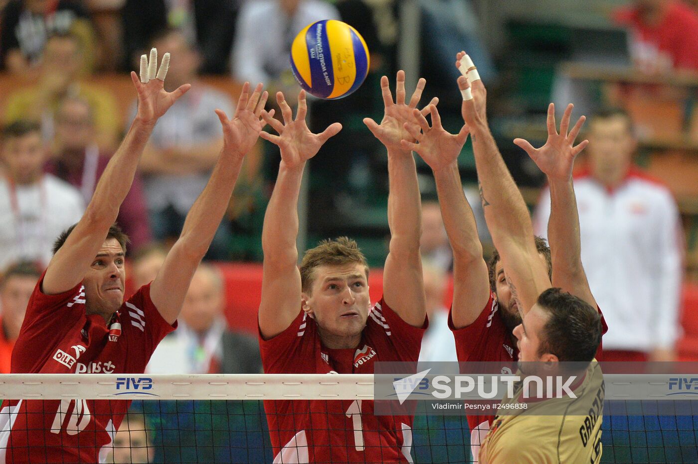 Volleyball. World Championship. Men. Germany vs. Poland