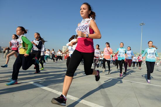 "2014 Cross the Nation" Russian National Running Day