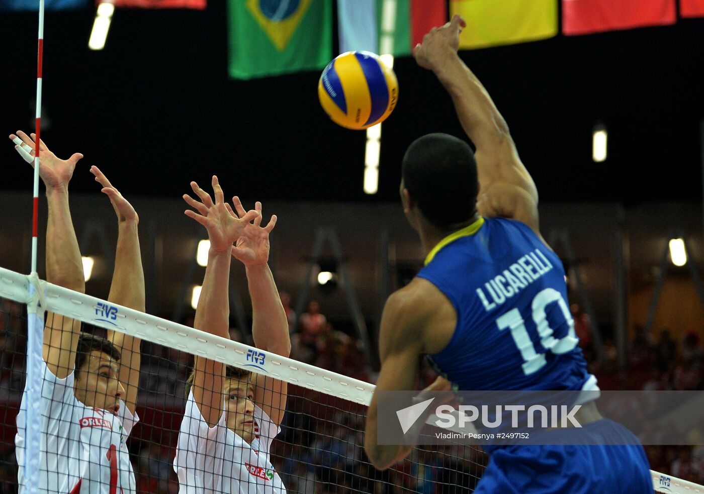 FIVB Volleyball Men's World Championship. Brazil vs. Poland. Final match