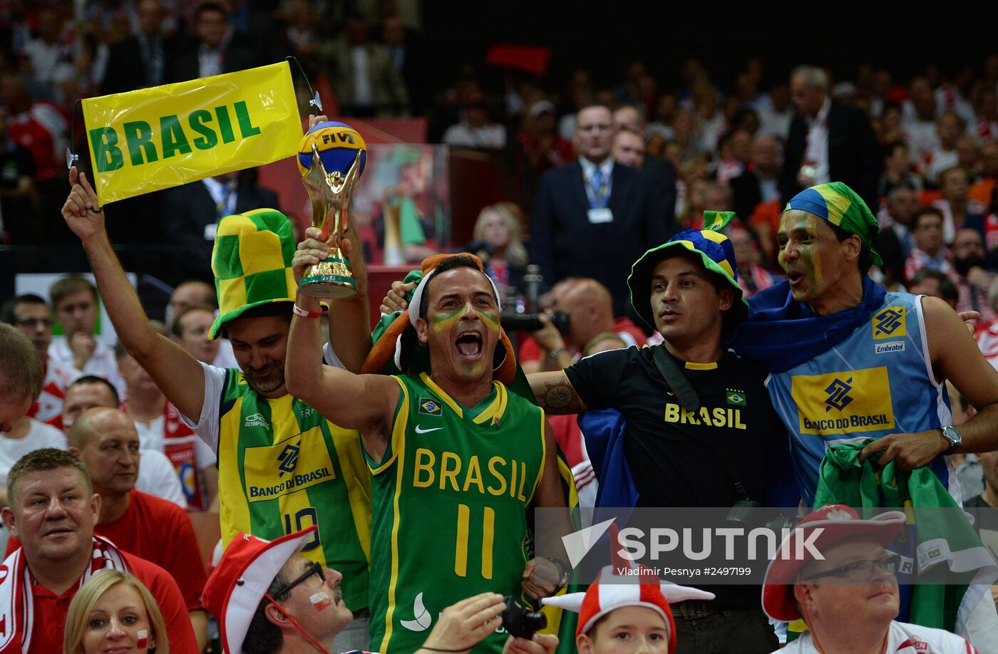 FIVB Volleyball Men's World Championship. Brazil vs. Poland. Final match