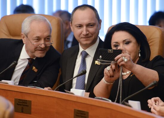 Moscow City Duma deputies of 2014-2019 convocation take ceremonial oath