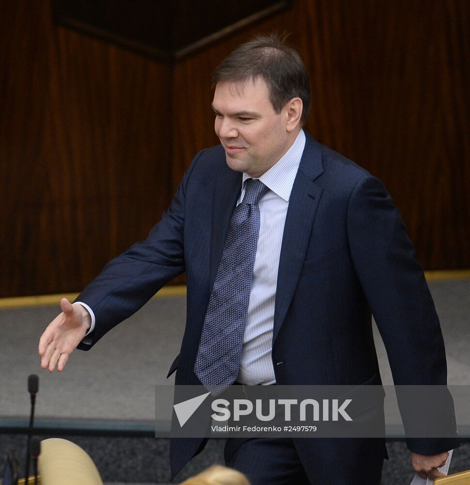 Plenary meeting of the State Duma of the Russian Federation