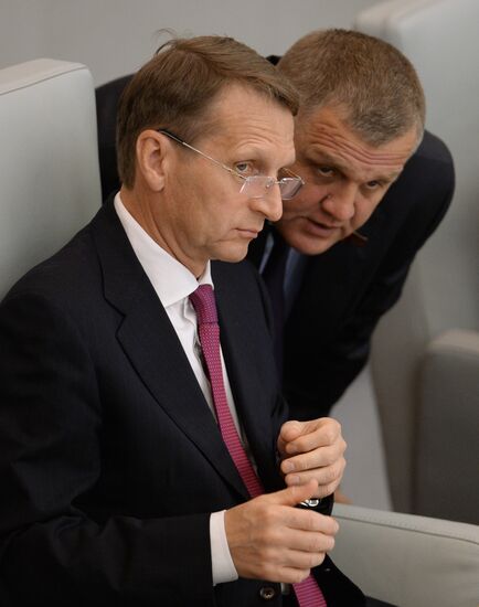 Plenary meeting of the State Duma of the Russian Federation