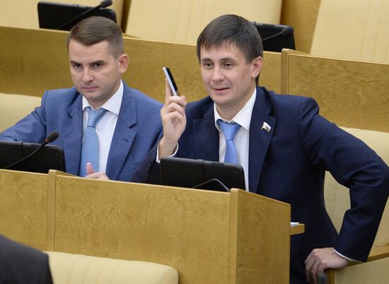 Plenary meeting of the State Duma of the Russian Federation