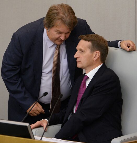 Plenary meeting of the State Duma of the Russian Federation