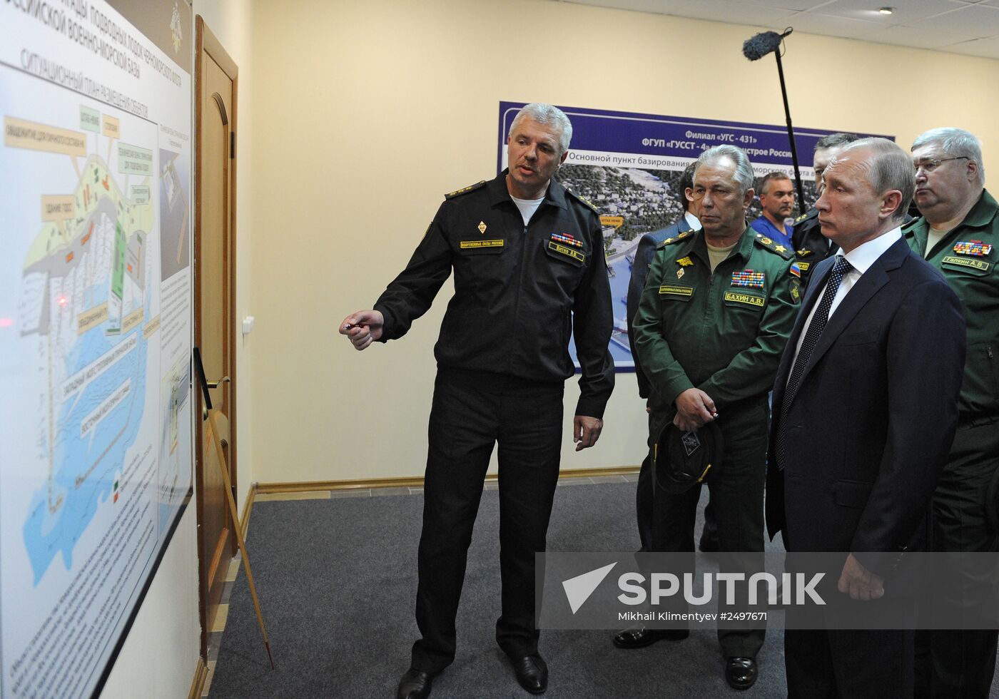 Vladimir Putin visits Novorossiisk