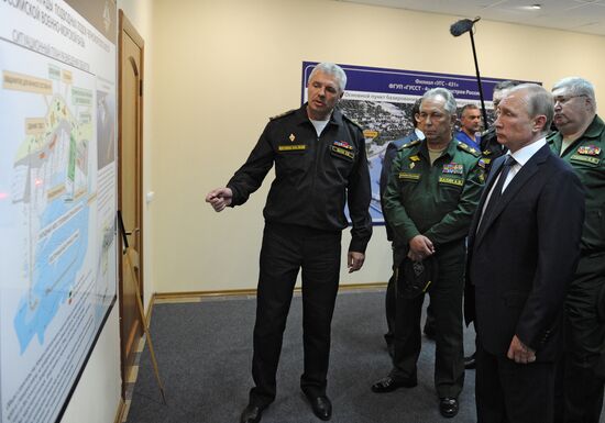 Vladimir Putin visits Novorossiisk