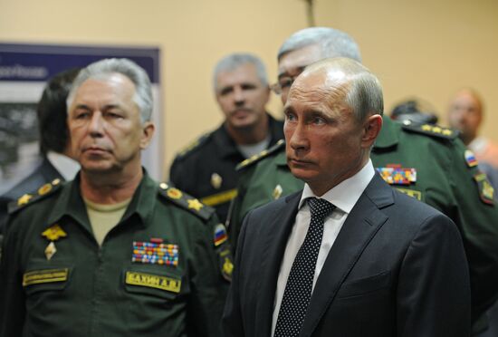 Vladimir Putin visits Novorossiisk