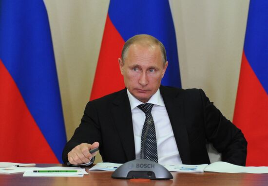 Vladimir Putin visits Novorossiisk